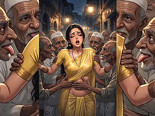 Indian MILFs and Bhabhi Totally Dominated by Filthy Muslim Men - Public Grouping & Corruption