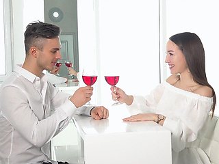 Sultry Russian babe Kate and her teen lover indulge in a passionate coupling