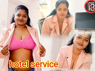A Hot Female Hotel Manager and a Client Seeking a Companion