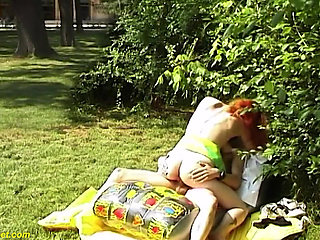 Wild anal at the park