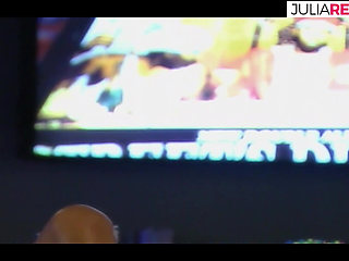 Sexy blonde enjoys a pussy lick then gags on a huge cock to a mouth cumshot