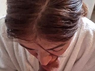 wants it in his mouth with tomorrow's coffee She wants my dick for breakfast.