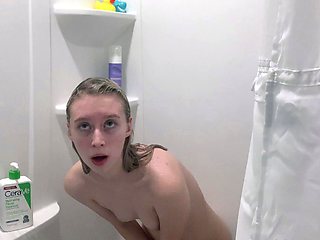 Small titted handjob lovers jerk cock