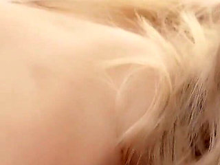 Hot Blonde Babe Freya Mayer Riding a Big Fat Cock