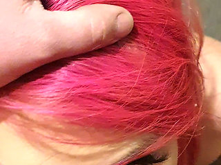 Sloppy Wet & Messy Hairjob with Cum in Hair