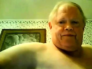Fat Gay Grandpa Jerks Off On Webcam