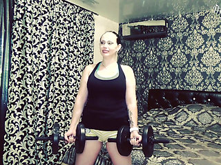 105 weight liftings repeats for biceps challenge!