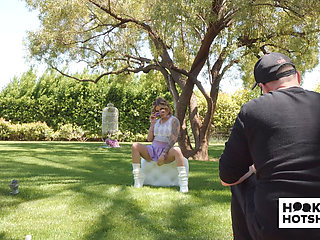 Bts - Jesse Pony Seduces the Camera with Her Big, Amazing Boobs!