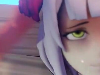 Genshin Impact's Noelle Loves Fucking in BDSM Toys Gangbanged by a Group of Hilichurls 60 Fps