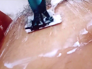 Recording the Depilada of Fat and Hairy Panocha POV