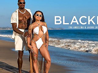 Blacked.Com featuring Eva Angelina's doggystyle clip