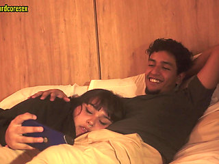 My Stepsister Swallows My Penis After Watching the Movie, They Almost Discovered Us