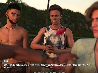 Dominos Beach 5 Sfw Walkthrough: Jhon Meets Rebels Gang New Friends & Beach Alliance Tease