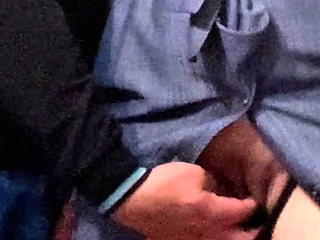 Stranger Fingered Horny Milf Hard Before Work in The Subway