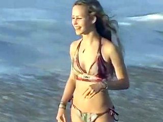 Solo masturbation of a beautiful amateur blonde