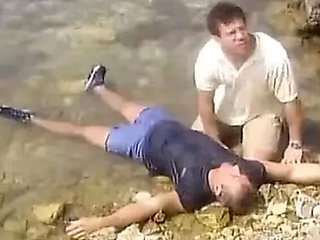 Crazy Wild Beach Sex with Blonde Babe Titus Steel - Outdoor Fuck & Cum in Mouth