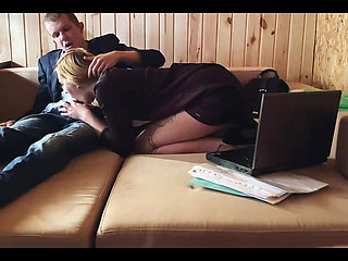 Helped with Homework and Fucked a Student in Her Tight Pussy