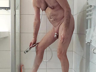 Erotic horny shower