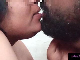 Indian Stepmom Kissing and Fucking