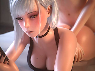 Horny Slut Lisa & Her Clients - Whore Sex 3D Animation