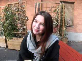 Brunette Felicia Vina gets her asshole eaten by Porno Dan in a steamy scene.