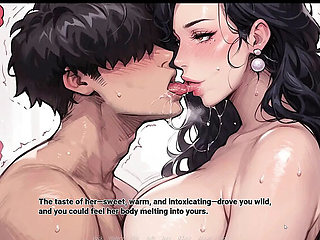 Step Mom Gives Stepson Blowjob in Garden - Hentai Taboo Fantasy