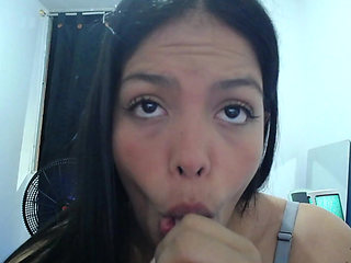 My First Show in Front of the Webcam - Undressing for You