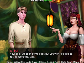 What a Legend Sex Scene Game Play Video Visual Novel Game Fucking with the Wich Giving Hand Job to Stepbrother