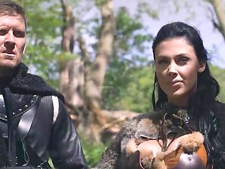 Big boobies brunette diva pounded by a cosplayer