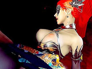 Car Toon In Animated Pixels: The Curvy Goddess Unchained- 3d Animation Hentai