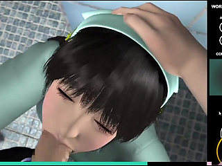 JAV 18 Year Girl Was Surprised by Me in the Public Bathroom. I Fuck Her There and She Likes It.