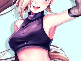 Sweet make-out session in the woods with Ino from Naruto