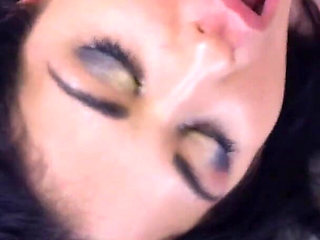 Couple of Russian girls learns how to use toys and double dildo