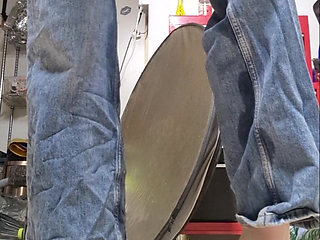 Pissing on Quilt, in Bin, in Jeans, in Panties on Floor - 3 Vids