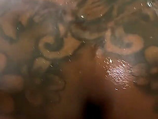 Jmac Creampies the Sexy Ebony Mystique in the Shower