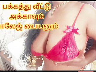 A horny housewife seduced and fucked by neighbour young boy -with Tamil Audio and real moaning