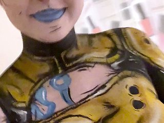 Amateur young brunette enjoys dildo on solo masturbation