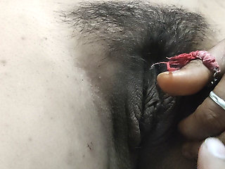 Indian Pussy on Bedroom