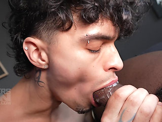 Texas Bull destroys Pheremosa's smooth hole with that thick slab of hard meat