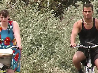 BBW Stepsister First Anal – Hairy Bush Outdoor Rough Sex