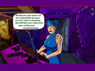 Cyberpunk. VR sex. Virtual reality sex in the post-apocalyptic and modern world. Neon and pussies are in fashion