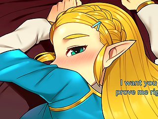 Playful exploration with Zelda in a remastered hentai JOI experience