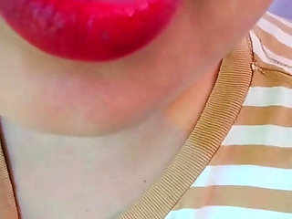 Sexy Wife Showing off Her Big Breasts