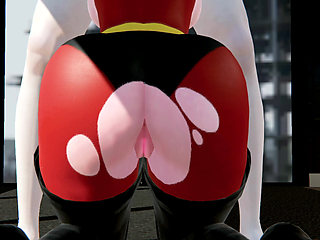 Elastigirl In My Office Wanting To Be Unfaithful - 3D Animation