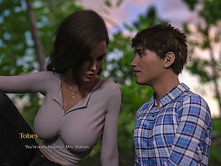 Awam-style Game - Being a Wife (v1.220p) - P4 - Stepmom Christine Pretends She Doesn't Notice as Her Stepson Cums All Over Her