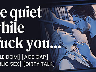 ASMR Audio Porn: Male Dom Professor Fucks His Student in the Library - Public Sex & Age Gap - Erotic Audio Roleplay for Women