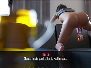 Anita's Internship - Gameplay - Roleplay - Petite Teen - Masturbation Stops by Couple Come for Fucking