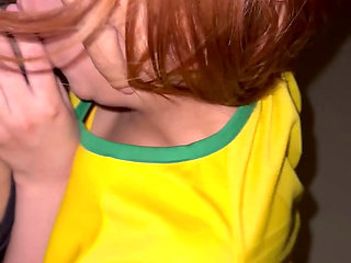 Young Man Sucking Cock and Riding Her Boyfriend Who Richly Screams with Pleasure