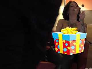 Hot Brunette Babe Clara Meeting and Short Interview Casting Style