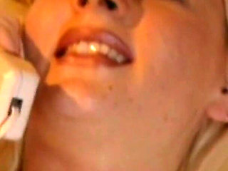 Sexy Blonde Teen Gets Fucked by Adult Men Lured by Phone